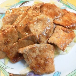 生姜たっぷり少し甘めの豚肉焼き